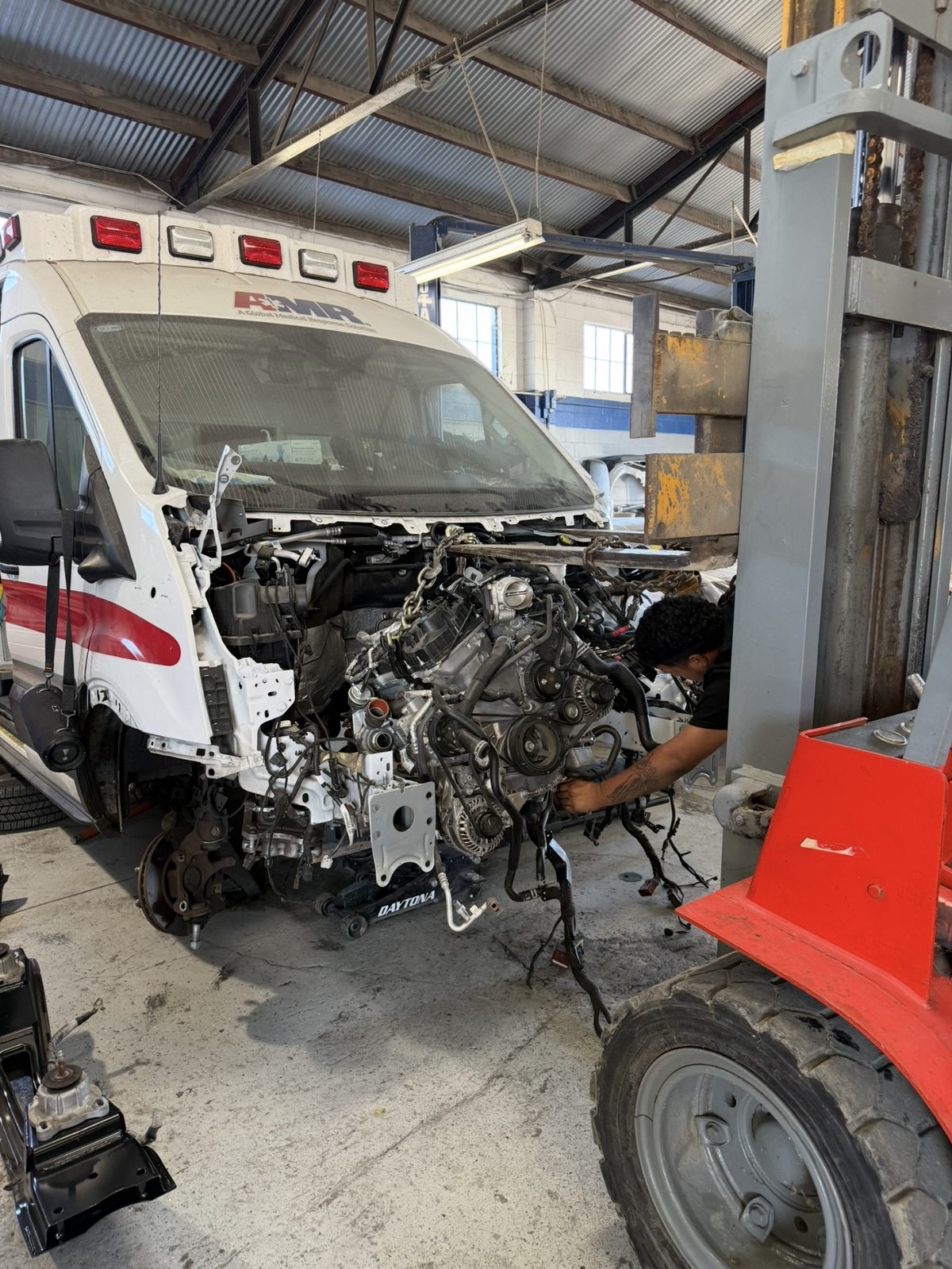 AMR ambulance emergency fleet repair